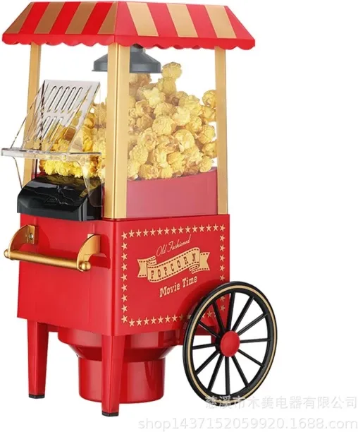 gaoshang Mini Popcorn Maker, Household Electric Popcorn Maker, Healthy and Oil-Free, Suitable for B…