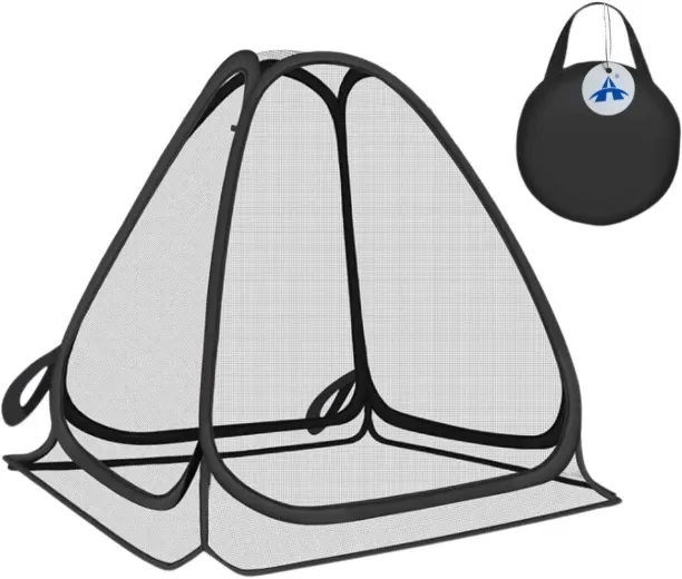 ALANES Durable Plant Covers Pop up Fine Mesh Plant Tents Portable Green House