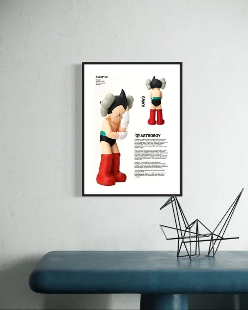 Astroboy X Kaws Dolls A3 Print Fine Art Print