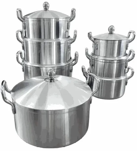 Aliminium pots cho641 Pot with Lid 3 L capacity