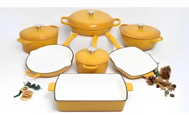 Generic 11 Pcs Cast Iron Pot Pot 5 L capacity