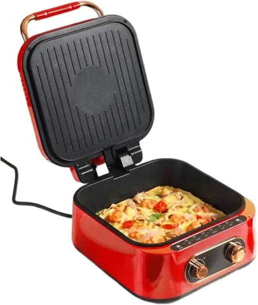 Zuosheng Electric Hot Pot Pancake Pan, Double -Sided Heating Pancake Machine,Non-Stick Pot Barbecue…