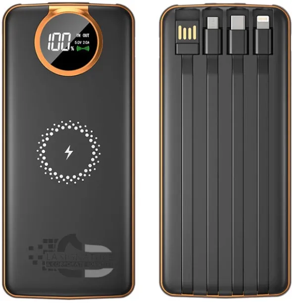 LAS 10000 mAh Wired & Wireless Power Bank