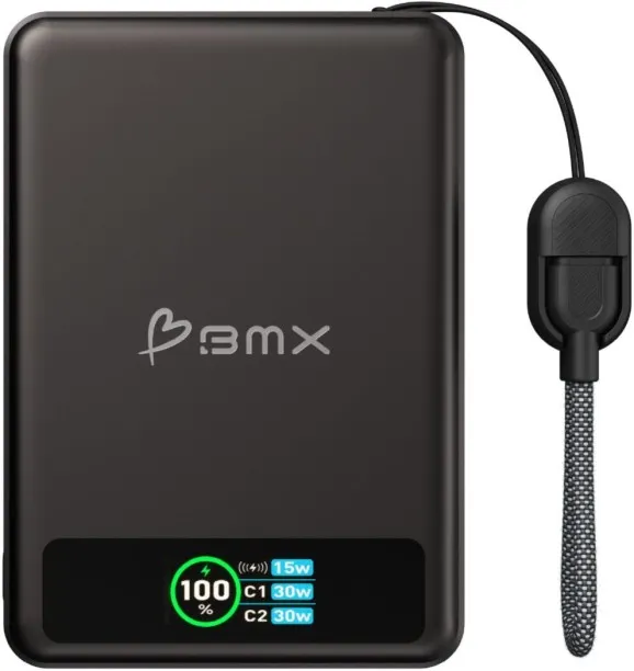 BMX 10000 mAh Wired & Wireless Power Bank