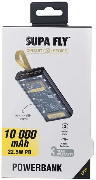 Supa Fly 10000 mAh 22.5 W Wireless Power Bank