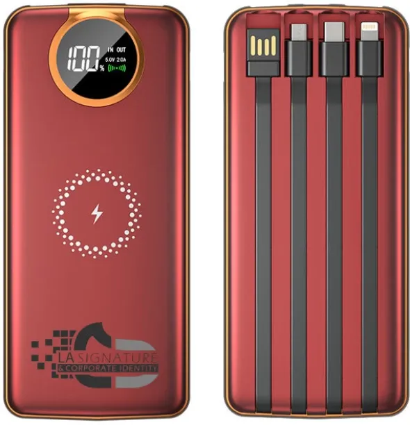 LAS 10000 mAh Wired & Wireless Power Bank