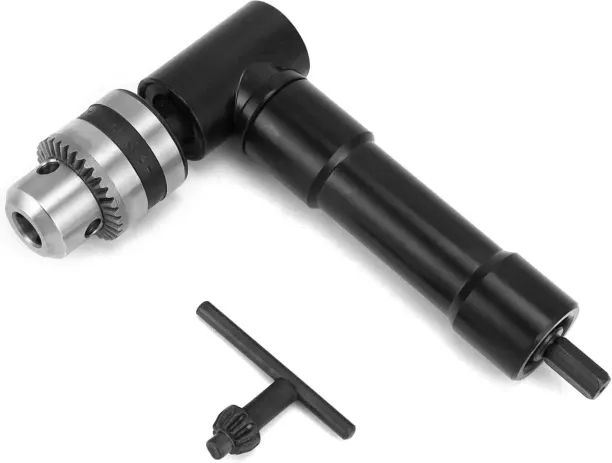 LIUHUI 90 Degree Right Angle Drill Attachment Adapter with 8mm Hex Compatibility for Power and Hand…