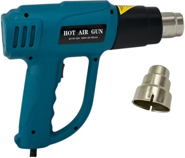 MS 2000W BLUE Multifunction Heat Gun Power Tool For Car Wrap Heat Shrink Tube Fixed Heat Gun