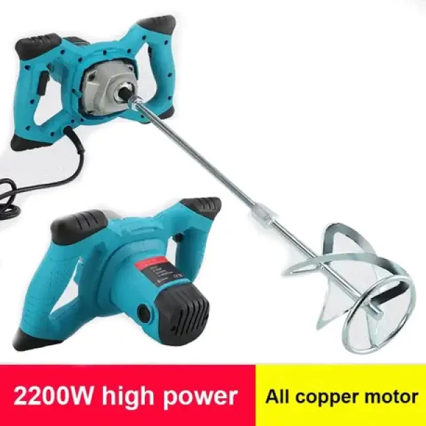 fancystuff Electric Industrial Paint Cement Mixer 2200W Hammer Drill