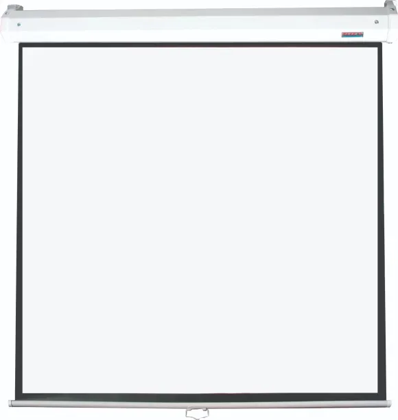 Parrot Products Premium Pulldown 1:1 (213 x 213 cm) Projector Screen (Width 203 cm x 203 cm Height)