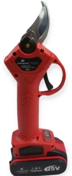 Jiageng JG20375051 Rechargeable Electric Pruning Shear With Two 25V Batteries Bypass Pruner