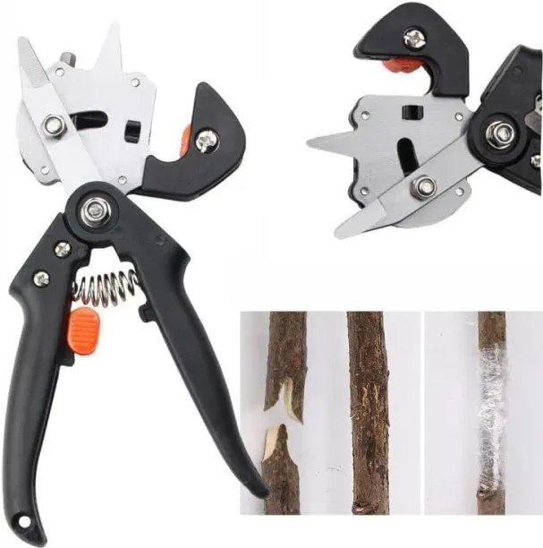 Loznron Garden Grafting Tool Set- 2-in-1 Professional Pruning Scissor Shears Cutting Tool Straight …