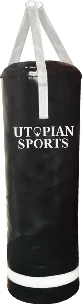Utopian Sports Punching Bag 25kg with Grey Handles Hanging Bag