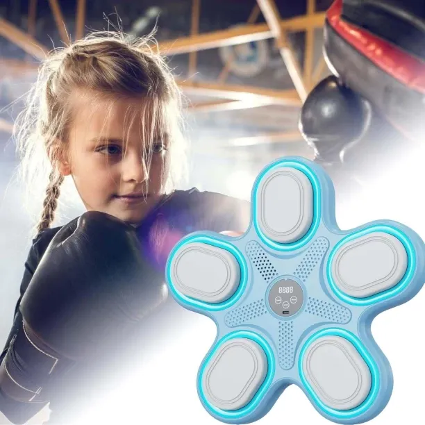Solala Smart Music Boxing for Kids, Interactive Fitness & Training Device with Music and Exercise f…