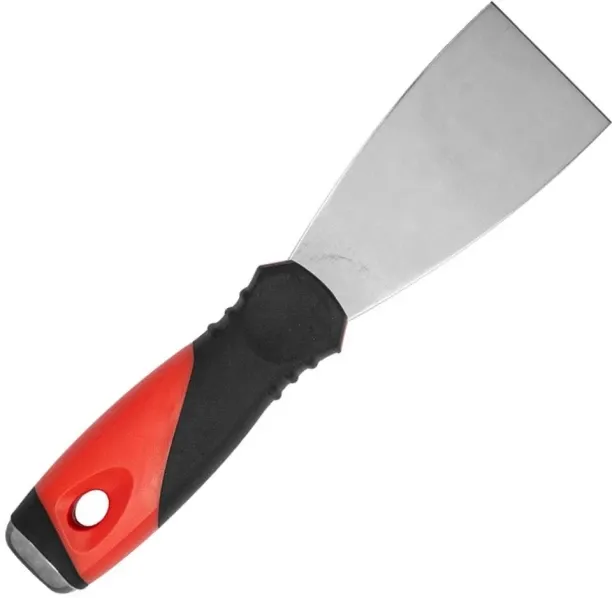 EasyOnline Putty Knife 50Mm S/Steel Blade Soft Grip Steel Cap Flexible Putty Knife
