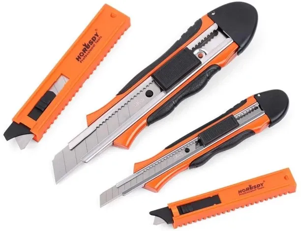 SA Retractable Box Cutter Utility Knife Stiff Putty Knife