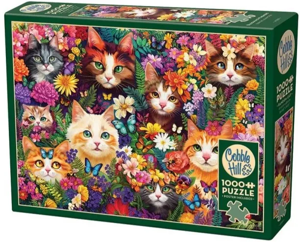 Cobble Hill Blooming Whiskers Jigsaw Puzzles