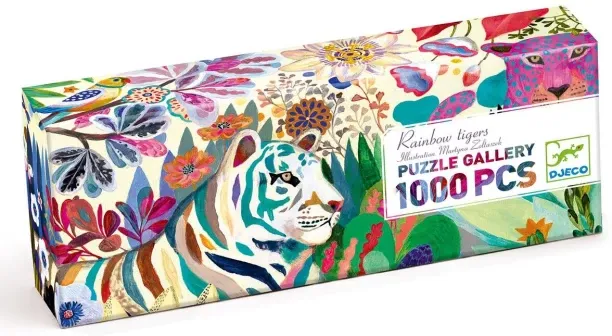 Djeco Rainbow Tigers Gallery Puzzle Jigsaw Puzzles