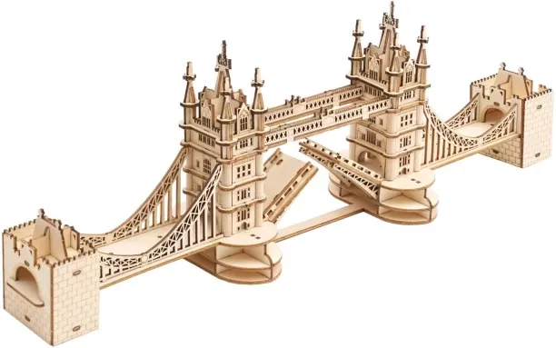 Robotime Tower Bridge 3D Wooden Puzzle - 113 Pieces 3D Puzzles