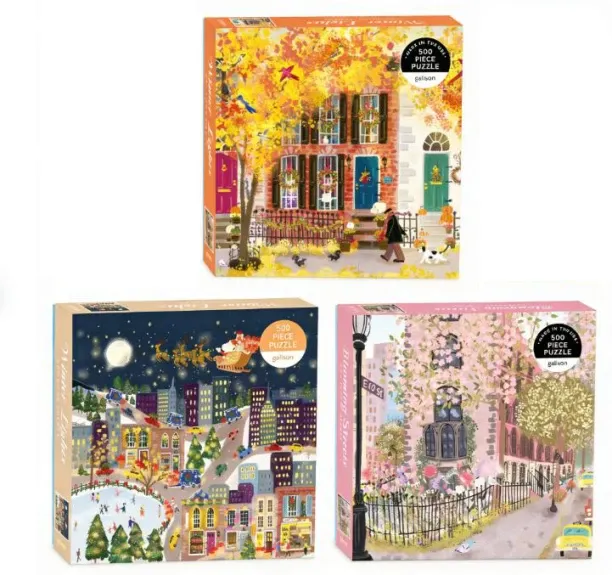 Solala 3 boxes 500 Piece Puzzle Jigsaw Puzzles