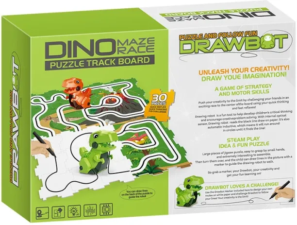Solala Jigsaw Puzzle, Green Trajectory Tyrannosaurus Rex - With Jigsaw Piece Jigsaw Puzzles