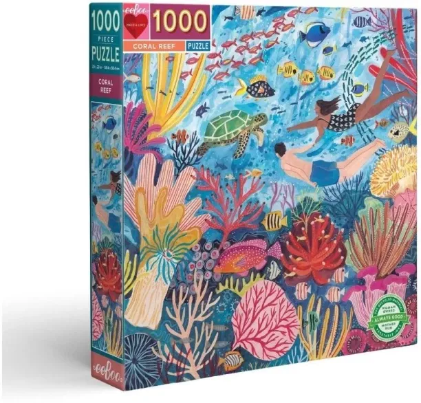 eeBoo Coral Reef Jigsaw Puzzles