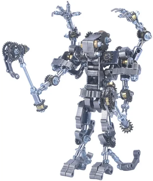 Spark Adult 3D Metal Puzzle, Mechanical Four Claw Priest Model Set Jigsaw Puzzles