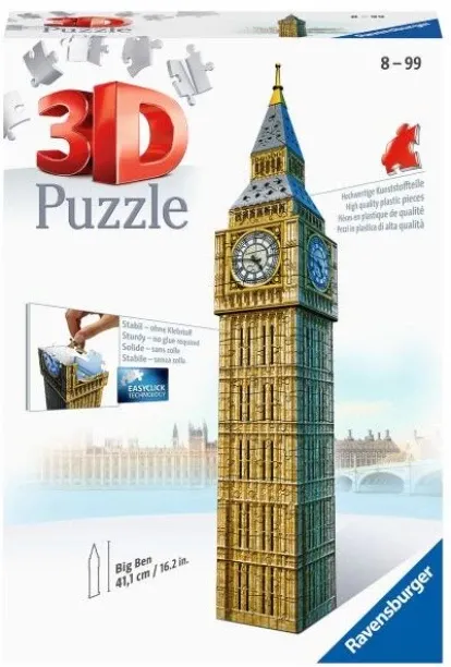 RAVENSBURGER 216PC 3D PUZZLE BUILDING BIG BEN 3D Puzzles
