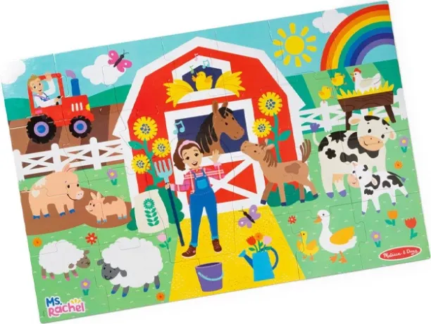 Ms. Rachel Official Farm Floor Puzzles