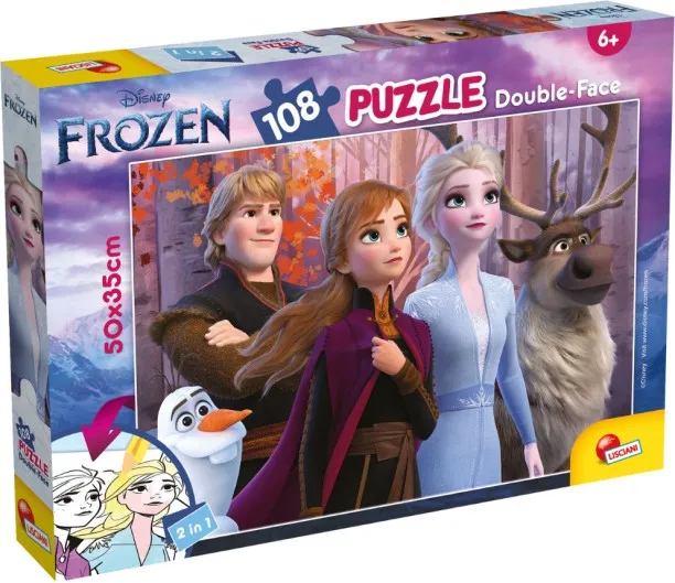 Lisciani 108 PIECE COLOUR IN PUZZLE - DISNEY FROZEN Jigsaw Puzzles