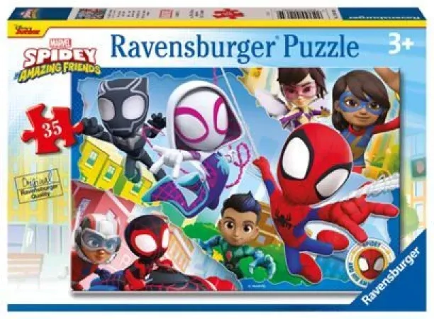 RAVENSBURGER 35PC PUZZLE SPIDEY N HIS AMAZ FRIENDS Jigsaw Puzzles
