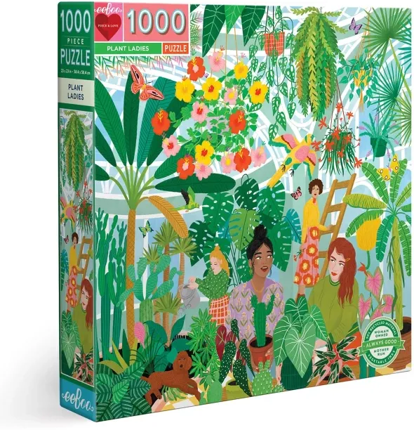eeBoo Plant Ladies Jigsaw Puzzles