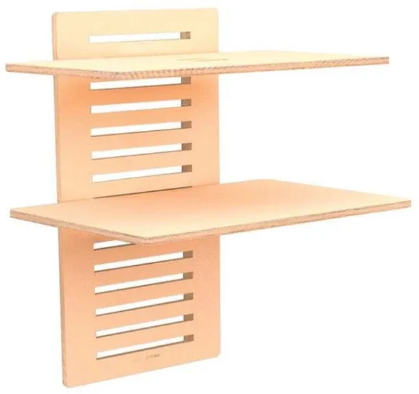 DeskStand WallStand Standing Desk Wooden Rack Shelf