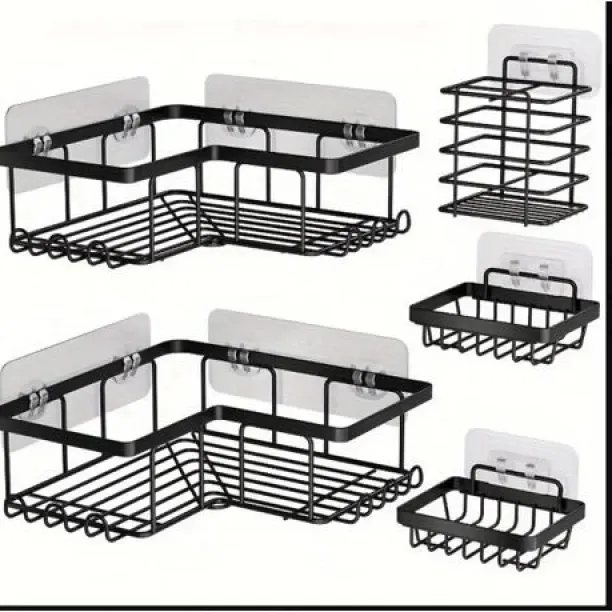 top sale trader Metal Triangle Corner Storage 5 Piece Set Steel Rack Shelf