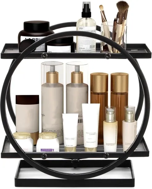 Ashcomonline Bathroom Countertop Organizer Aluminium Rack Shelf