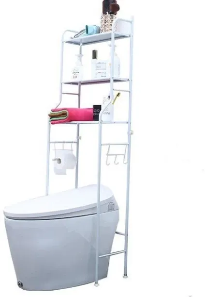 Platinum Marketers Stainless Steel Toilet Rack RA21400578 Stainless Steel Rack Shelf