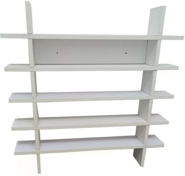Home Concept Dinky Memorabilia Display - (Finish Colour - White) Particle Board Rack Shelf