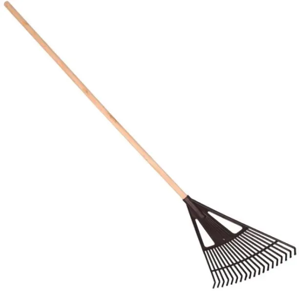 Addis Plastic Rake & Handle - 2 Pack Leaf Rake