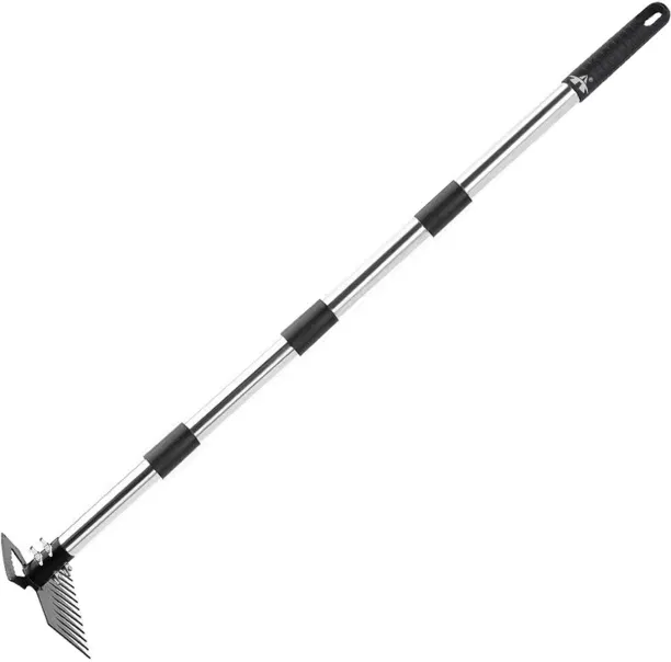 ALANES Weeder Tool Manual Weed Rake Garden Weeds Pulling Tool Weeding Rake