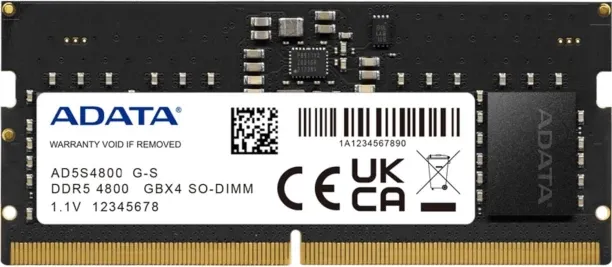 ADATA 12th series DDR5 32 GB (Quad Channel) Laptop Ram (‎AD5S480032G-B)