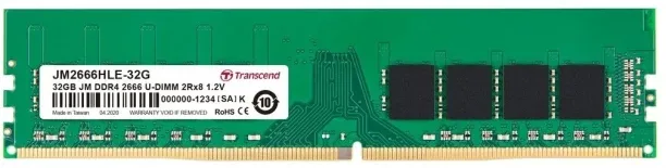 Transcend Transcend JetRam DDR4 32 GB (Single Channel) PC, Server Ram (JM2666HLE-32G)