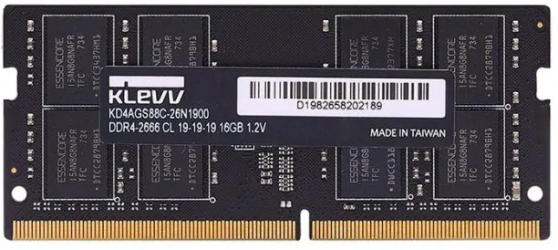 KLEVV SO-DIMM 3200 DDR4 16 GB (Dual Channel) Laptop Ram (KD4AGS880-32N2200)