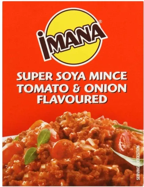 Imana Tomato and Onion Flavoured Super Soya Mince 100 g