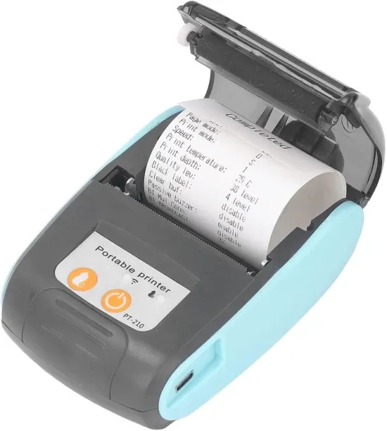WEIWEISTORE 58mm Bluetooth Receipt Printer, Small POS Receipt Printer for Clothing Industry Conveni…