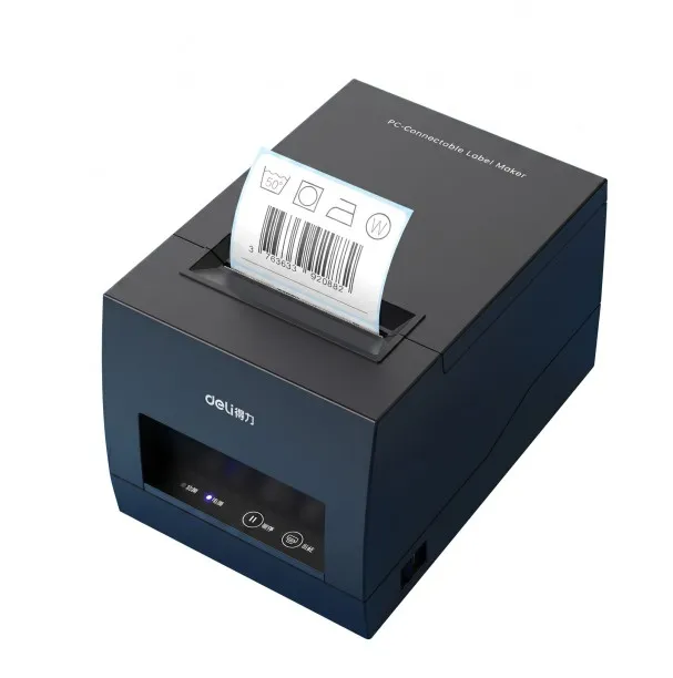 Deli Wireless Bluetooth Thermal Label Printer & Thermal Receipt Printer