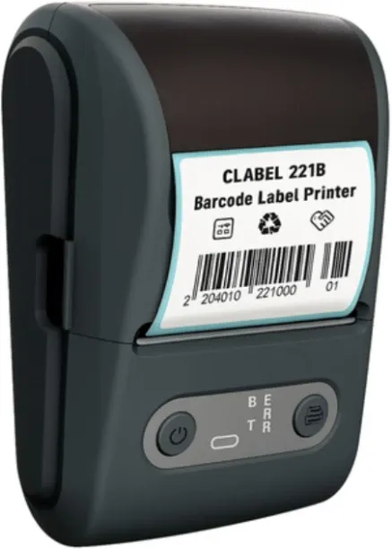 BLD Portable Label Printer - Bluetooth Thermal Label Printing Device Thermal Receipt Printer