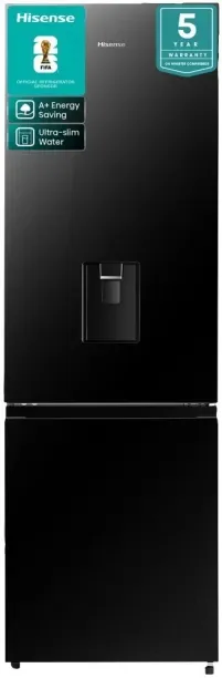 Hisense 347 L Double Door Bottom Mount Fridge