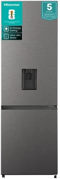 Hisense 347 L Double Door Bottom Mount Fridge