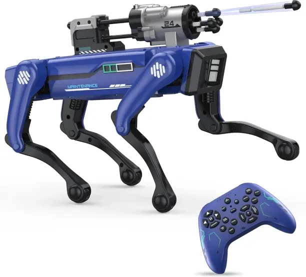 BOWENSTORE Smart Robot Dog - Interactive STEM Toys with Voice & Remote Control, 30+ Lifelike Action…
