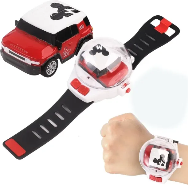 WEIWEISTORE Mini New Watch Remote Control Car Halloween Toy, 2.4GHZ RC Racing Car Battle Watch Toys…